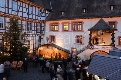 Weihnachtsmarkt in der Burg in Michelstadt