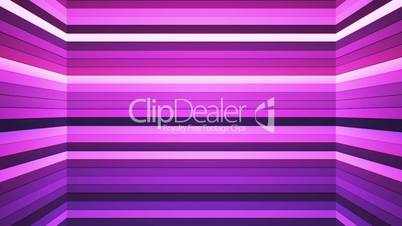 Broadcast Twinkling Horizontal Hi-Tech Bars Shaft, Magenta Purple, Abstract, Loopable, HD