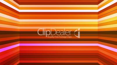 Broadcast Twinkling Horizontal Hi-Tech Bars Shaft, Orange Red, Abstract, Loopable, HD