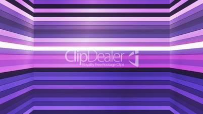 Broadcast Twinkling Horizontal Hi-Tech Bars Shaft, Purple Magenta, Abstract, Loopable, HD