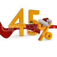 45 percent Christmas discount