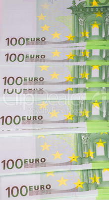 europe euros banknote of hundreds