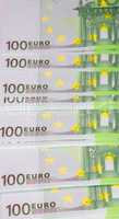 europe euros banknote of hundreds