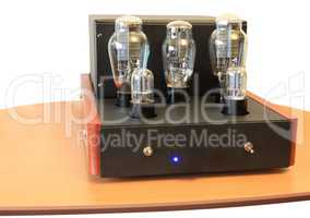 vacuum tube amplifier on 300B triodes