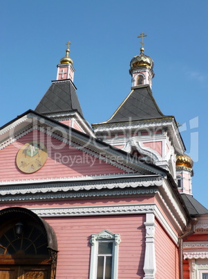 old wood temple bogorodskiy