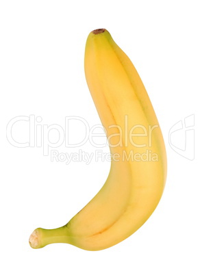 Yellow Banana Isolated