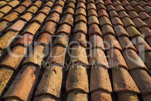 Roof tiles in Dubrovnik, Croatia