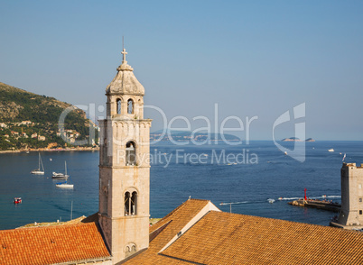 Aerial View on the Old City of Dubrovnik, Croatia
