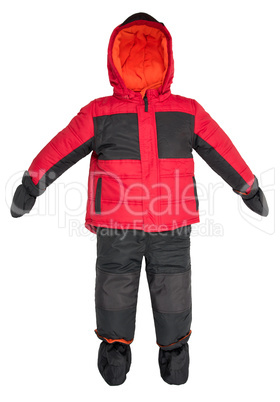 Childrens snowsuit fall