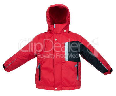 Warm jacket isolated