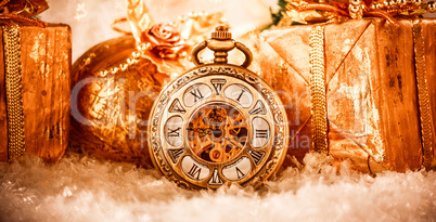 Christmas pocket watch