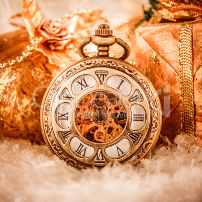 Christmas pocket watch