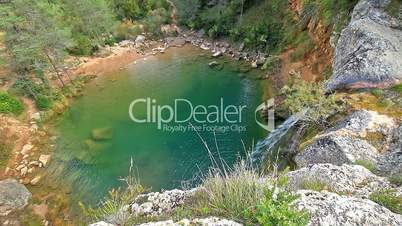 Beautiful small lake in Spain,Campdevanol