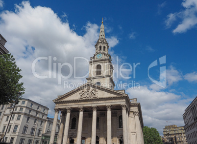 St Martin church in London