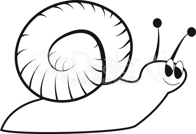 Cartoon snail
