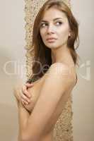 beautiful adult sensuality topless woman