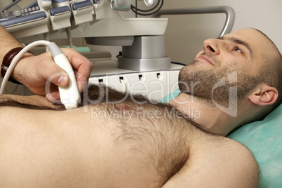cardiac ultrasound examination