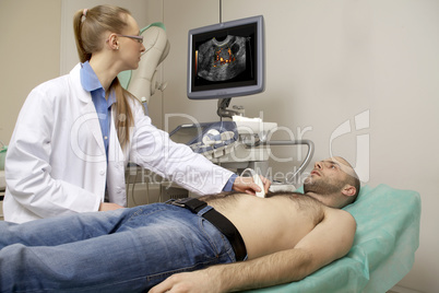 cardiac ultrasound examination