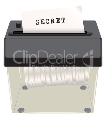Secret document shredder
