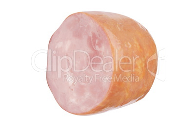 Piece of Ham Isolated