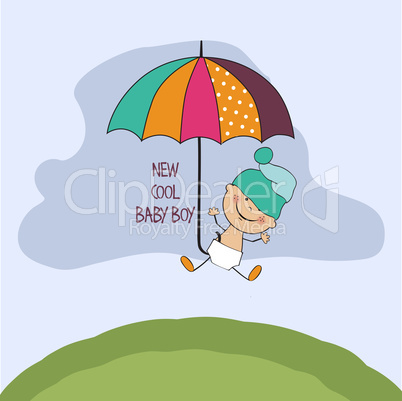 baby boy shower card