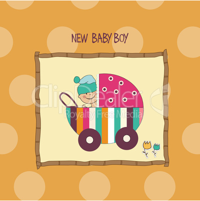 baby boy shower card