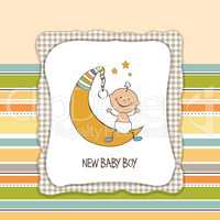 baby boy shower card