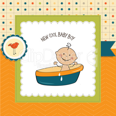 baby boy shower card