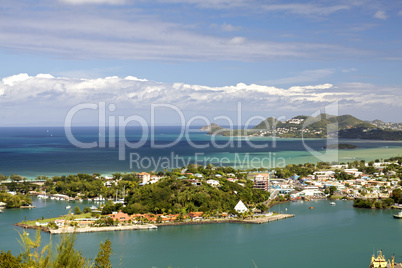 tropical beach in Carribean