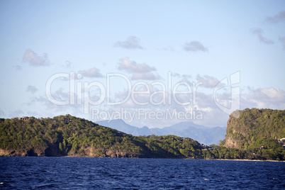 tropical beach in Carribean