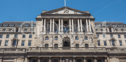 Bank of England in London