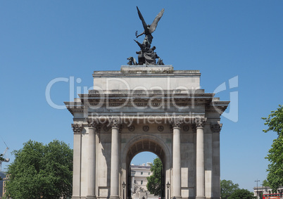 Wellington arch in London