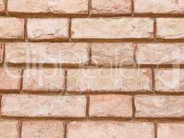 Retro looking Red brick wall background