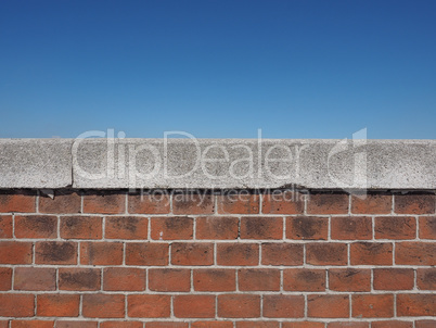 Red brick wall background