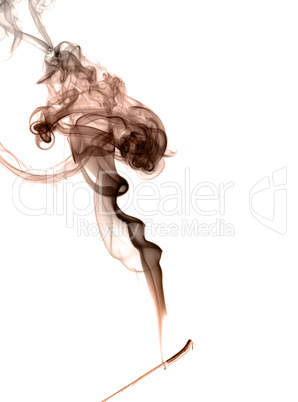 Abstract colored smoke