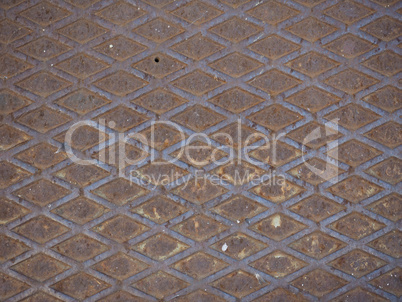 Steel diamond plate background