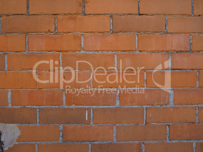 Red brick wall background