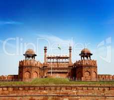 India, Delhi, the Red Fort