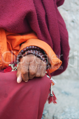 Prayer beads.