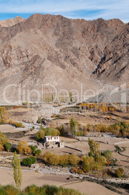 Small Leh village in northen India