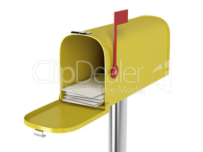 Mailbox with mails