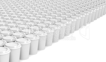 Paper coffee cups