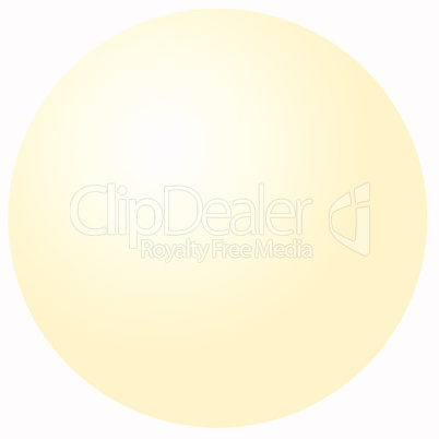 Metal sphere isolated - gold