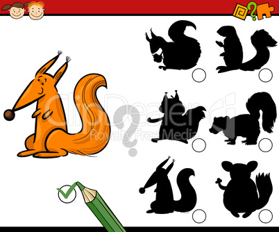 education shadows game cartoon