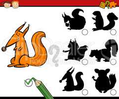 education shadows game cartoon