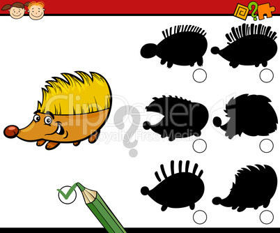 education shadows game cartoon