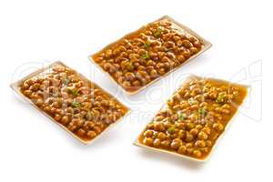 Chickpeas channa cholay indian pakistani dish