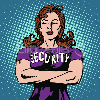woman security guard