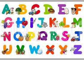 cartoon alphabet for children