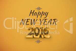 Composite image of new year graphic